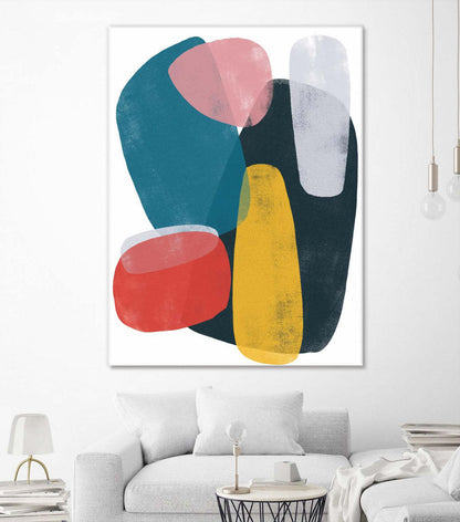 Œuvre d'art murale géante « Orbital Fixture II » 72 x 54