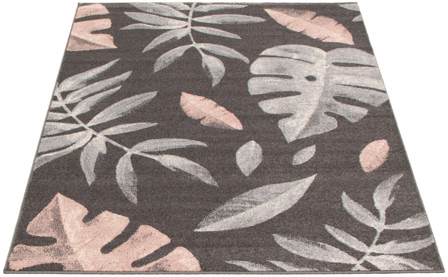 Palta Anthracite-Rose Area Rug - 3'11 x 5'7|Carpette Palta anthracite-rose - 3'11 x 5'7| D2AZGK7G