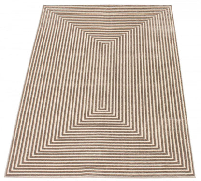 Tapis Kiah Taupe 5'3 x 7'7|Carpette Kiah taupe 5 pi 3 po x 7 pi 7 po|D86FLBAX