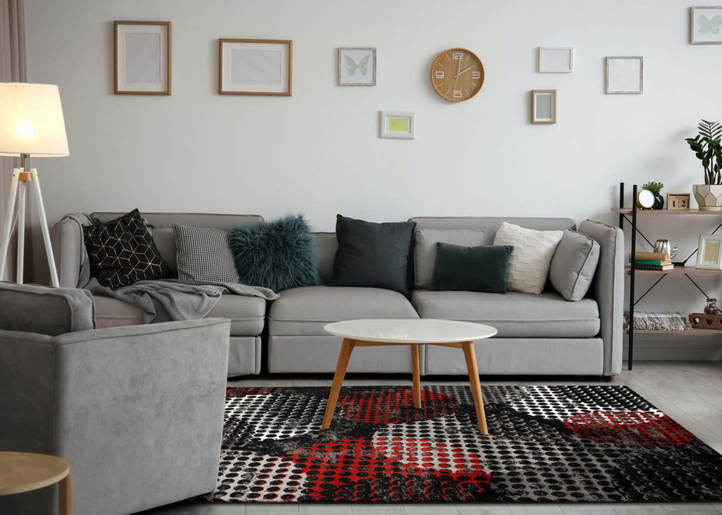 Perry Industrial Crate Plush Area Rug - 7'10 x 10'6|Carpette moelleuse Perry à motif de caisse industrielle - 7 pi 10 po x 10 pi 6 po