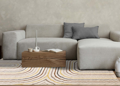 Tapis Marley multicolore double arc-en-ciel - 5'3 x 7'7|Tapis Marley multicolore à 2 arcs-en-ciel - 5 pi 3 po x 7 pi 7 po