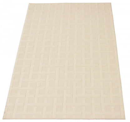 Tapis Brangane Ivoire 6'7 x 9'6|Carpette Brangane ivoire 6 pi 7 po x 9 pi 6 po|D86FJUZ5