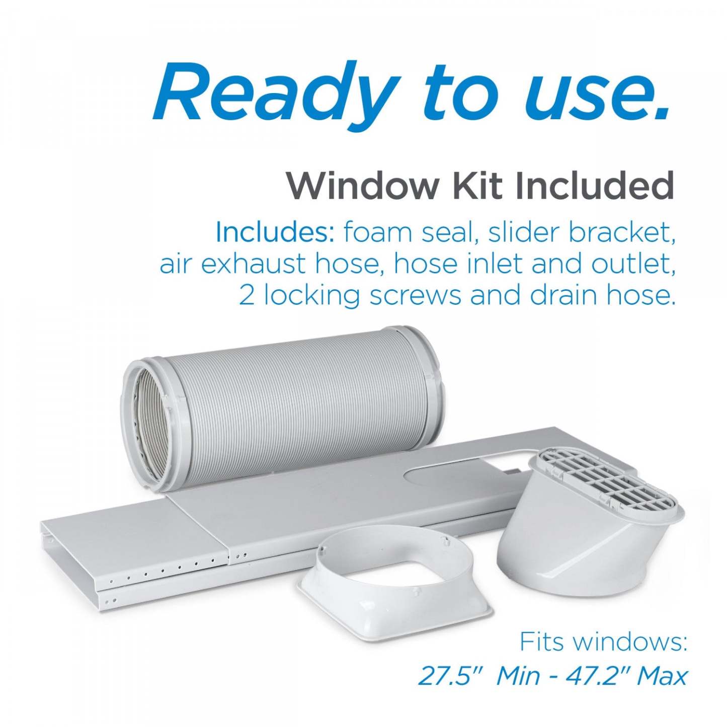 Climatiseur portatif intelligent Black+Decker de 14 000 BTU avec chauffage - BPACT14HWT