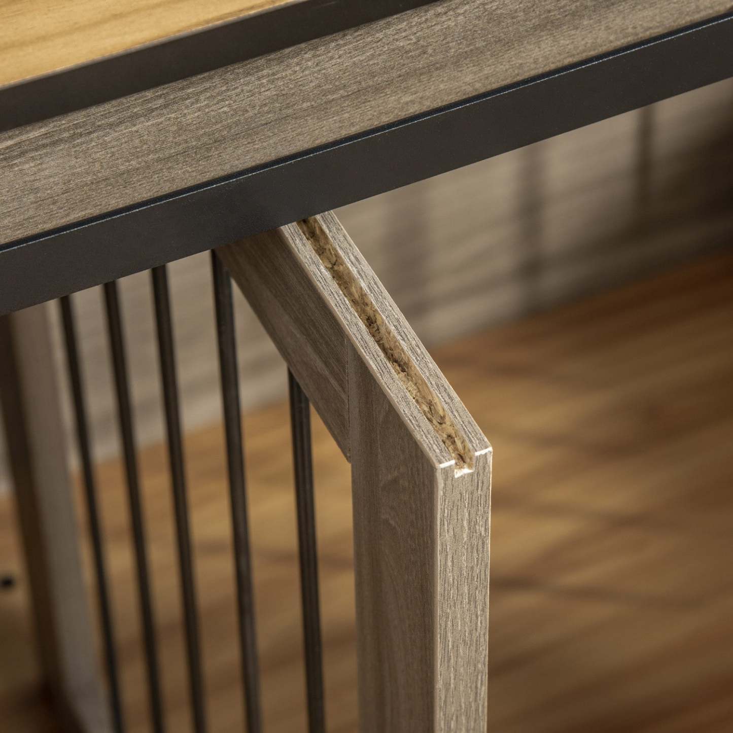 Pawhut Meuble Pour Cage De Chien Avec Panneau De Séparation, Meuble Tv En Bois Pour Grands Chiens, Maison Pour Animaux | Pawhut Dog Crate Furniture With Divider Panel, Wooden Dog Kennel Tv Stand For Large Dogs, Pet House