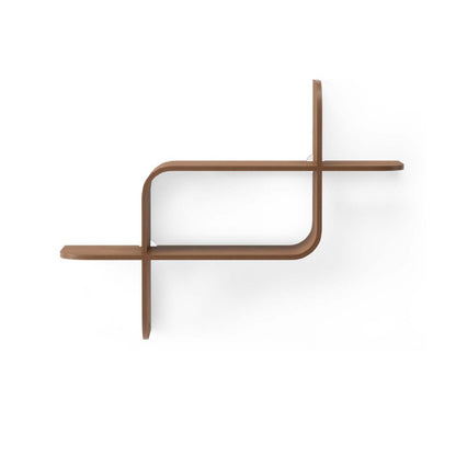 Umbra Modern Wood Montage Wall Shelf - Light Walnut|Tablette murale moderne Montage de Umbra en bois - noyer clair