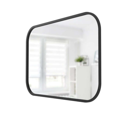 Miroir rectangulaire Hub de Umbra de 24 po x 36 po - noir