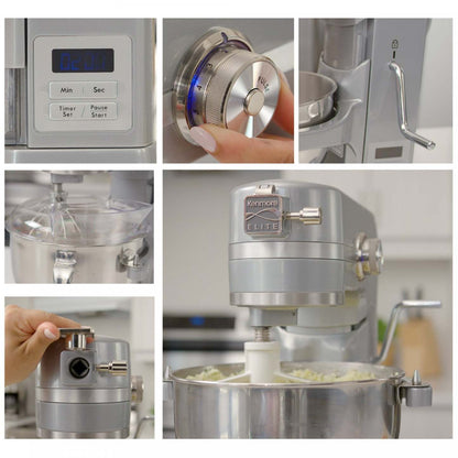 Kenmore Elite 600 W Bowl Lift Metallic Chrome Mixer - KKESM600M|Batteur sur socle Kenmore Elite de 600 W avec fonction lève-bol, chrome métallique - KKESM600M