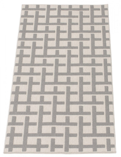 Tapis Brangane gris clair 2'8 x 4'11 | D86FHA34