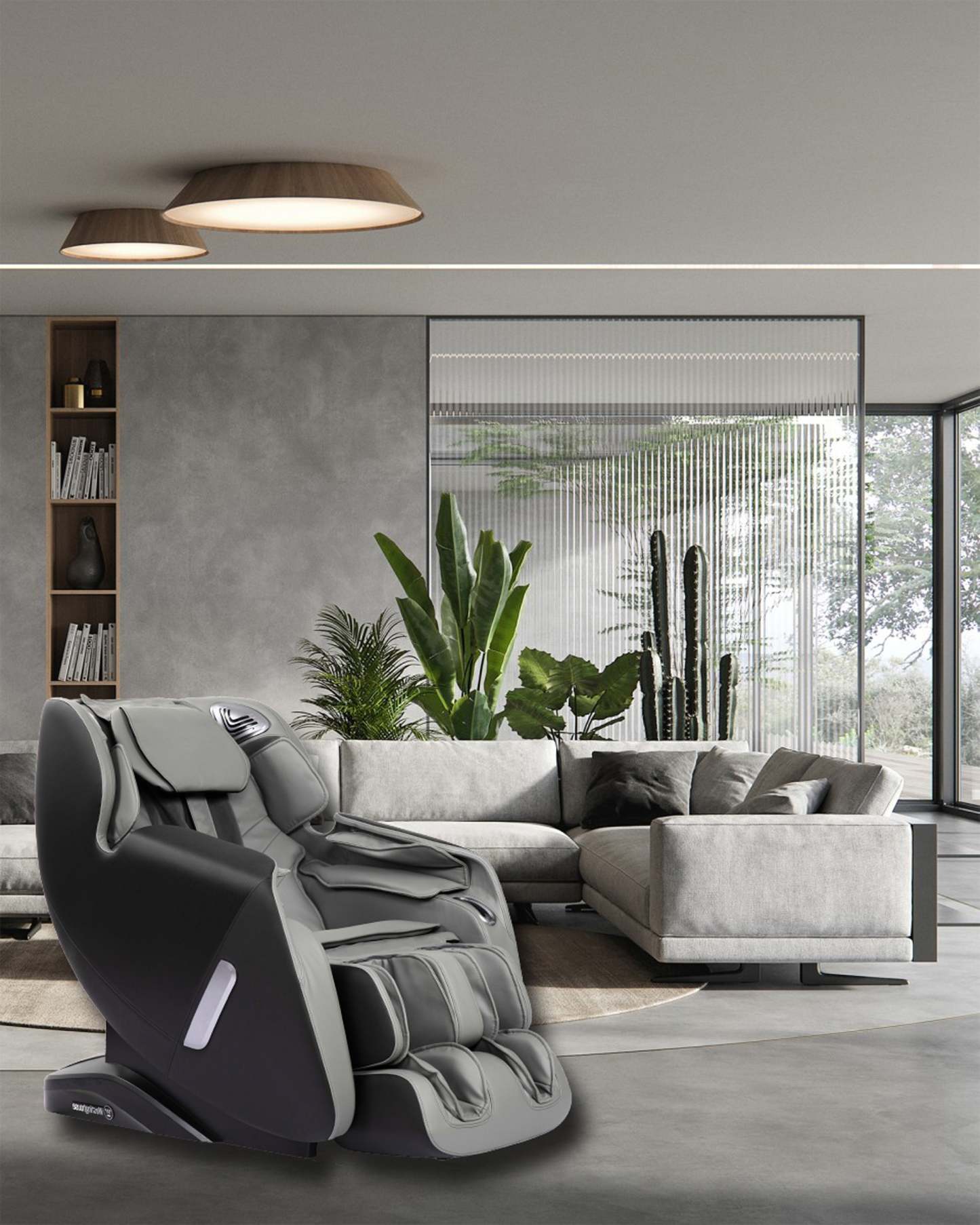 Fauteuil de massage Westinghouse anthracite - Wes41-800-3D | Fauteuil de massage Westinghouse Charcoal - Wes41-800-3D