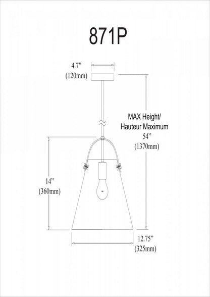 Luminaire suspendu moyen Polly de Dainolite en verre transparent, avec fini chromé poli et 1 ampoule
