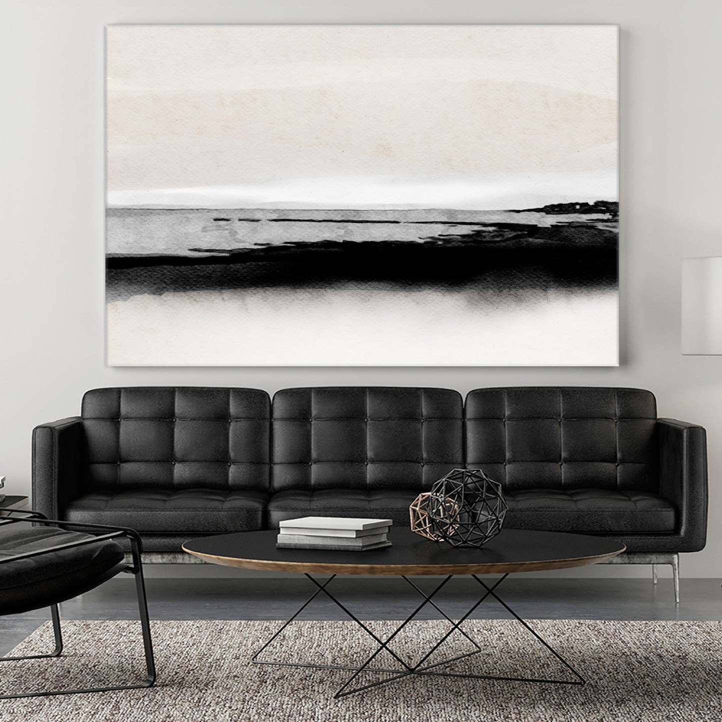 Œuvre d'art murale géante « Forms I » 72 x 48