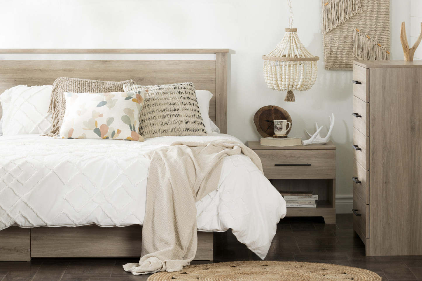 Commode Primo à 5 tiroirs - Chêne Rustique | Commode Primo 5 Tiroirs - Chêne Rustique