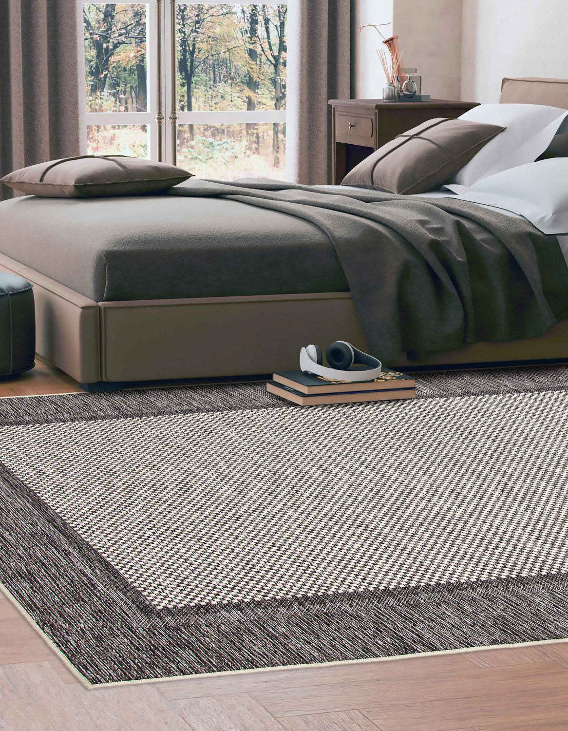 Tapis Brooks gris - 244 x 305 cm