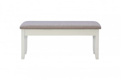 Jane Fabric Storage Dining Bench - Grey|Banc de salle à manger Jane en tissu avec rangement - gris