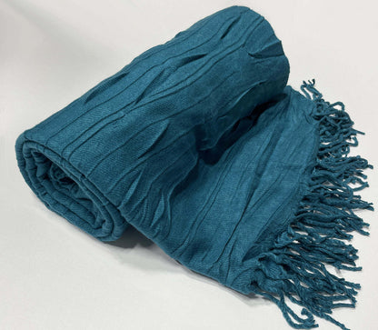 Sion Blue Throw Blanket - 50x60|Jeté Sion bleu - 50x60|D258KWOP