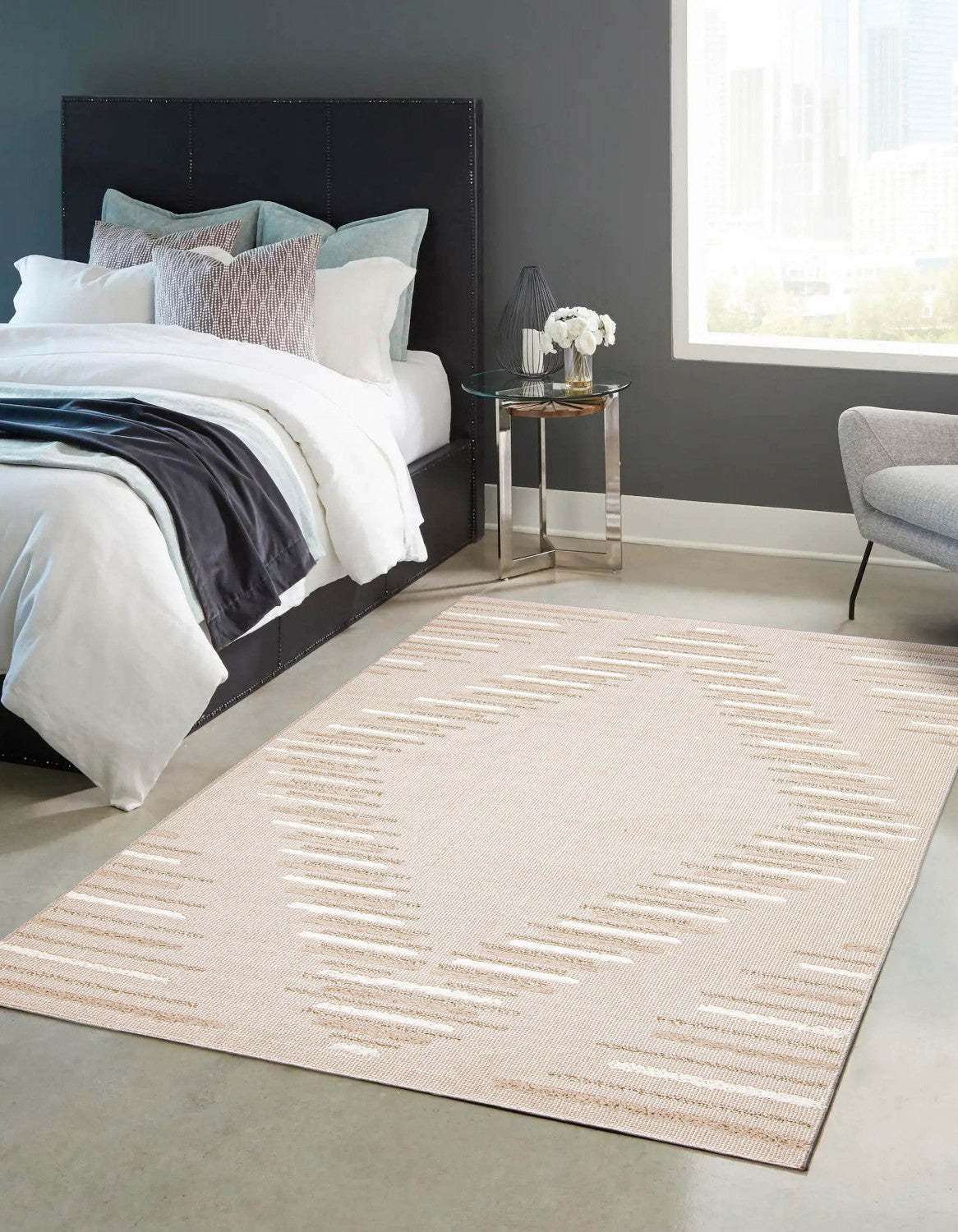 Tapis Bree beige - 201 x 290 cm | Tapis Bree beige - 201 x 290 cm | D86FZTMJ