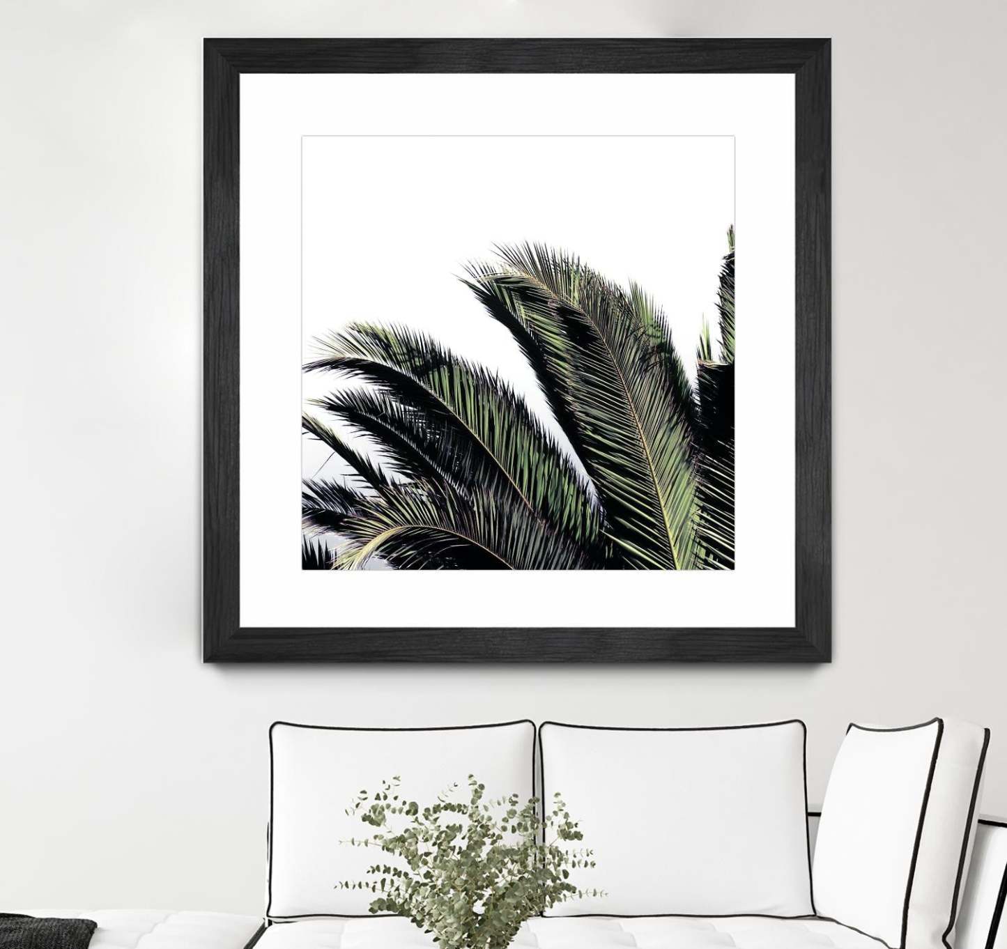 Cape Storm Matted and Framed Black 30x30 Wall Art|Œuvre d'art murale encadrée noire et mate « Cape Storm » 30 x 30