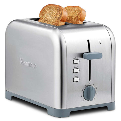 Kenmore 2-Slice Toaster Stainless Steel - KKTS2SS|Grille-pain Kenmore à 2 tranches, acier inoxydable - KKTS2SS