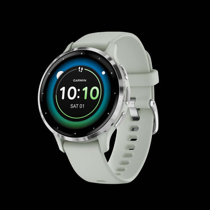 Garmin Venu® 3s Montre Gps Intelligente - Suivi De Santé Avec 14 Jours D'autonomie, 41 Mm - Boîtier Sage Grey