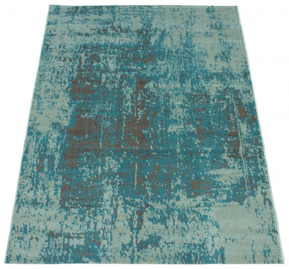 Tapis Mariam Aqua 6'7 x 9'6|Carpette Mariam turquoise 6 pi 7 po x 9 pi 6 po|D86FTI3F