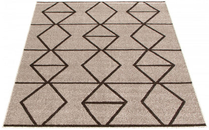 Tapis Anandi gris-brun - 2,39 m x 3,10 m | D2C4OJSZ
