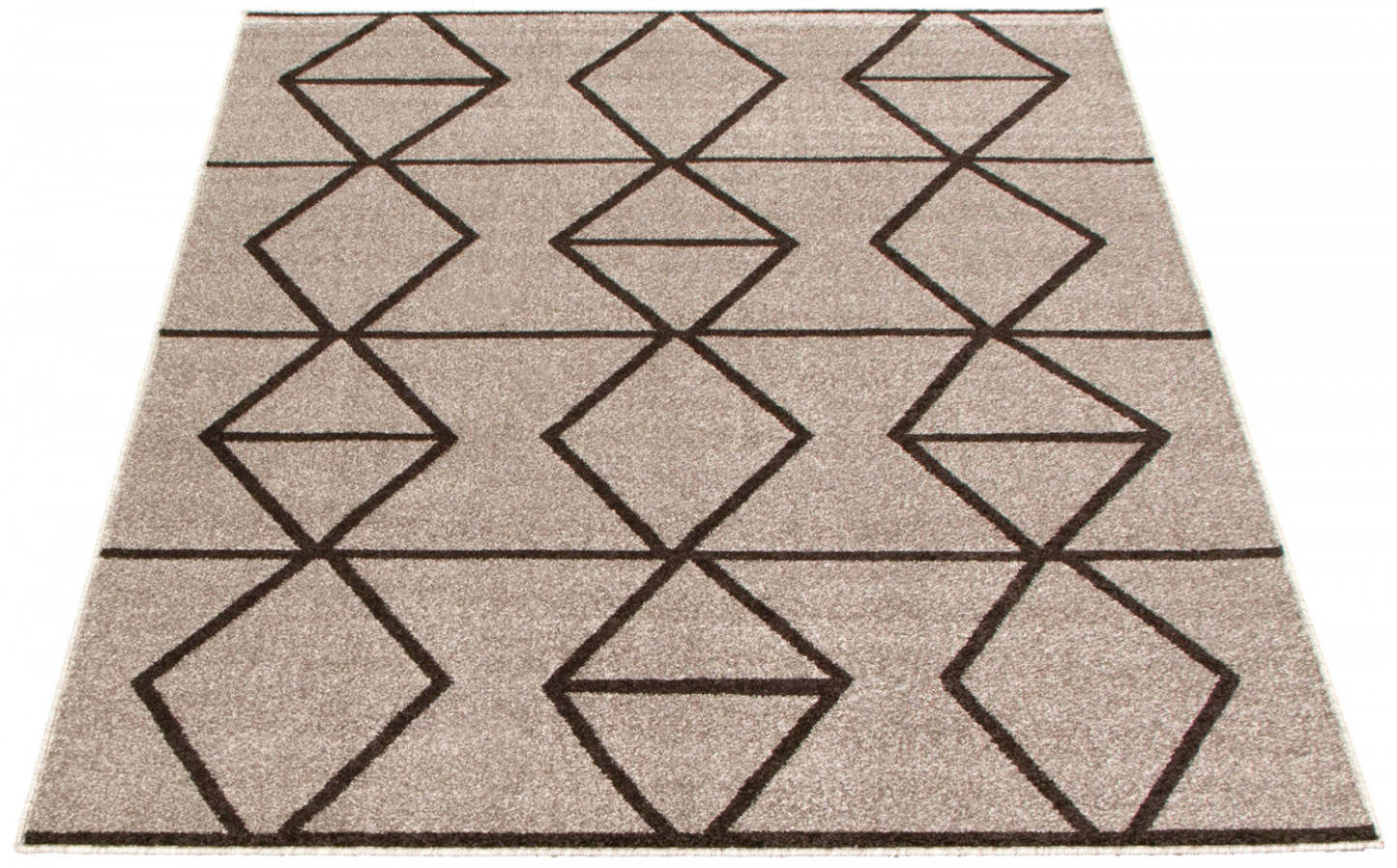 Tapis Anandi gris-brun - 160 x 220 cm | D2B1KVXH