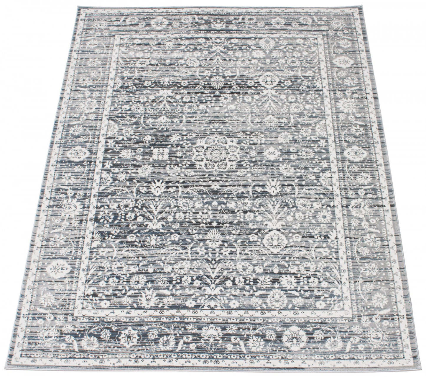 Carpette Shaleigh crème, tapis gris 3 pi 11 po x 5 pi 11 po|D86FT8Q9