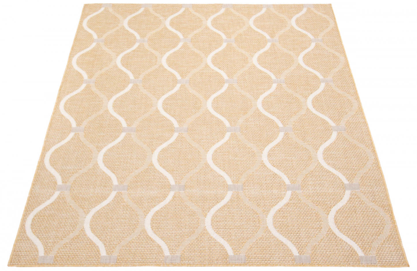 Tapis Neisha Abstract doré 6'7 x 9'6 | D86FHKZD