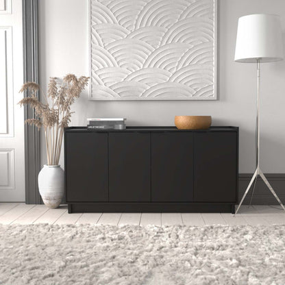Prepac Simply Modern 4-Door Console Buffet - Noir|Console Simply Modern de Prepac à 4 portes - noire