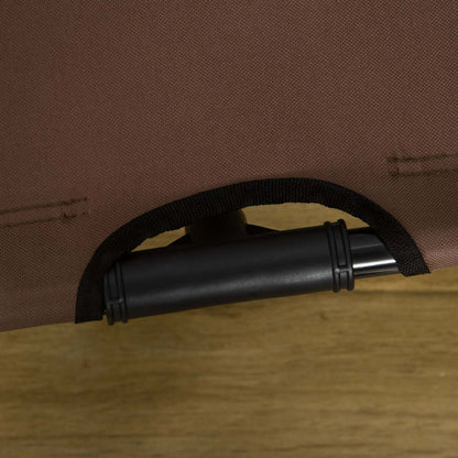 Pawhut Lit Élevé Refroidissant pour Animaux de Compagnie Lit Portable pour Chien surélevé avec Auvent pour Chiens de Grande Taille, Intérieur et Extérieur