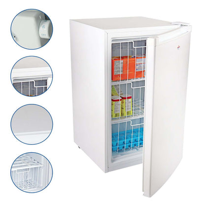 Koolatron 3,1 Cu. Fort. Congélateur vertical - KTUF88|Congélateur vertical Koolatron de 3,1 pi3 - KTUF88