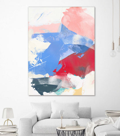 Œuvre d'art murale géante « Sweet Poetry II » 72 x 54