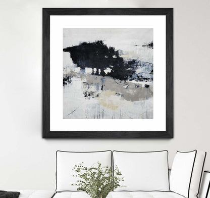 Big Bonanza Matted and Framed Black 36x36 Wall Art|Œuvre d'art murale encadrée noire et mate « Big Bonanza » 36 x 36