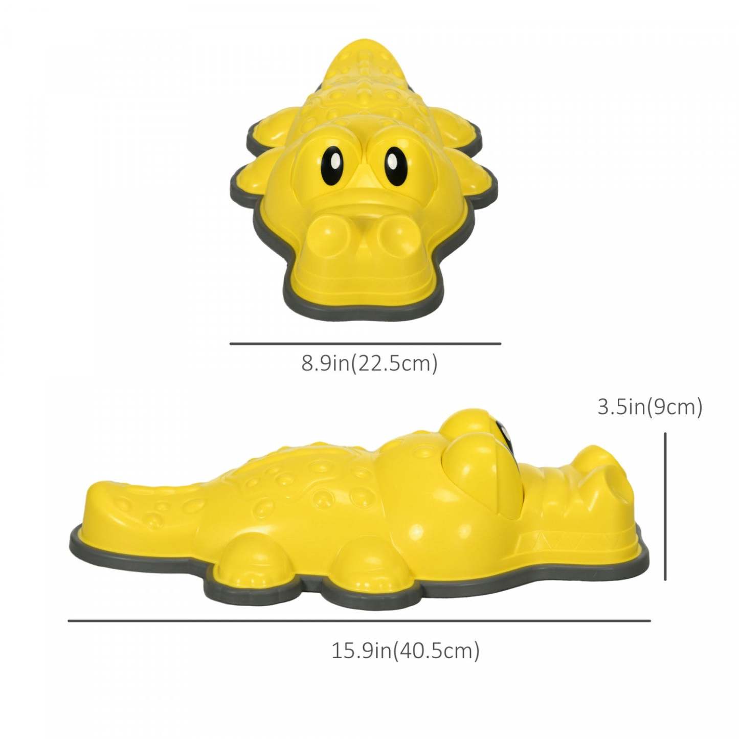 Outsunny Pierres D'équilibre Pour Enfant, 9 Pièces Anti-dérapantes, Tremplins Jeu De Coordination De