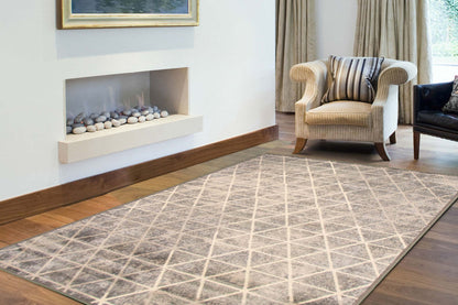 Tapis Jacob gris - 160 x 220 cm | D28VNVKK