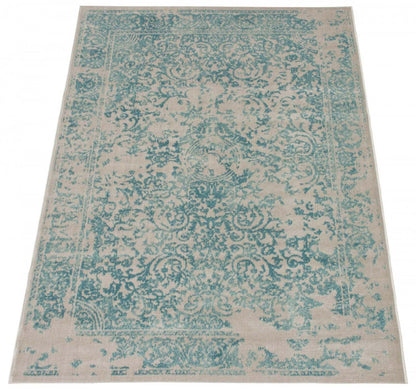 Tapis Corinne Aqua 160 x 230 cm | Tapis Corinne turquoise 160 x 230 cm | D86FVHQZ