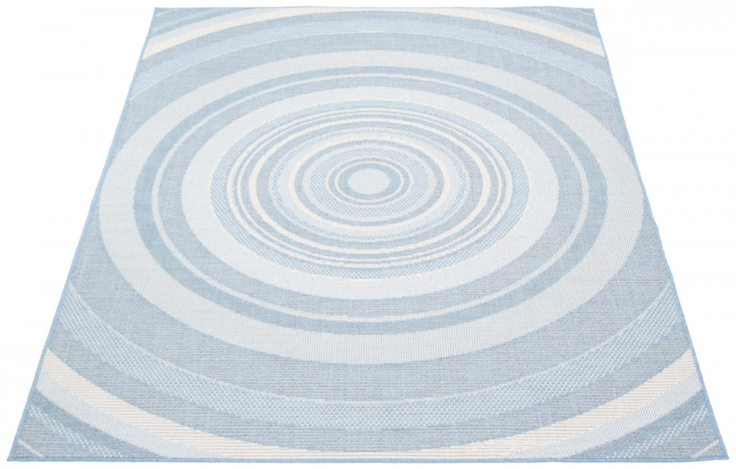 Tapis Neisha Modern bleu clair 160 x 220 cm | D86FB8G4