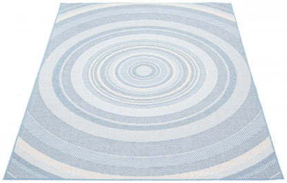 Tapis Neisha Modern bleu clair 160 x 220 cm | D86FB8G4