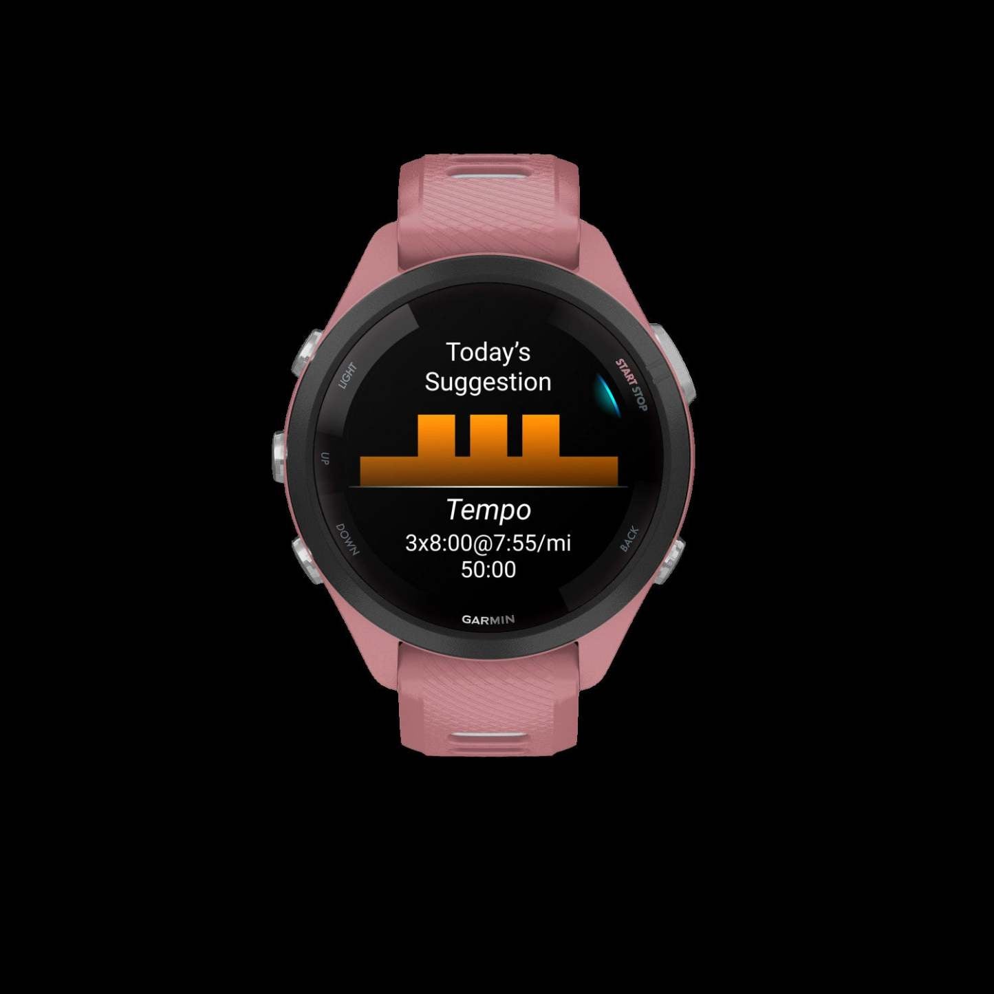 Garmin Forerunner® 265s Montre Gps Intelligente - Suivi De Fitness Avec Gps Multi-bande - Rose Clair