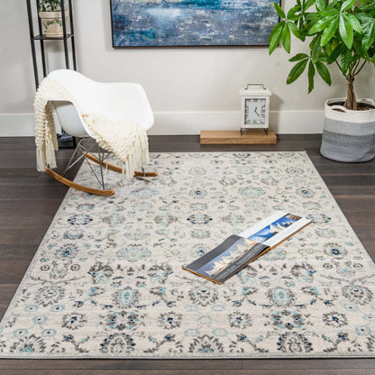 Tapis Roma Paradise bleu 7 x 10 | D80GUHFA