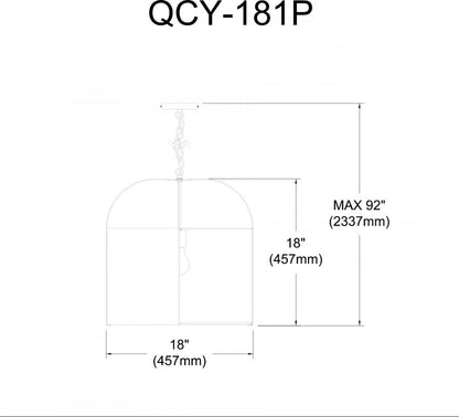 Dainolite Quincy 1 Light Pendant Gold White Shade Lamp|Luminaire suspendu Quincy de Dainolite avec abat-jour blanc, fini doré et 1 ampoule