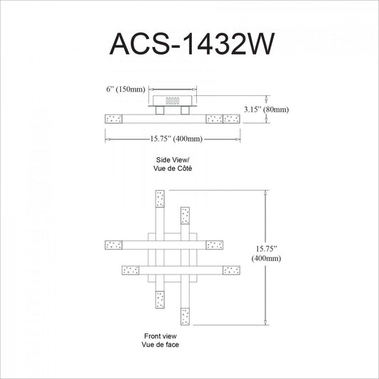 Dainolite Acasia Wall Sconce 24w Aged Brass Frosted Acrylique Diffuseur Lampe|Applique murale Acasia de Dainolite en acrylique givré qui diffuse la lumière, avec fini laiton vieilli et ampoule de 24 W