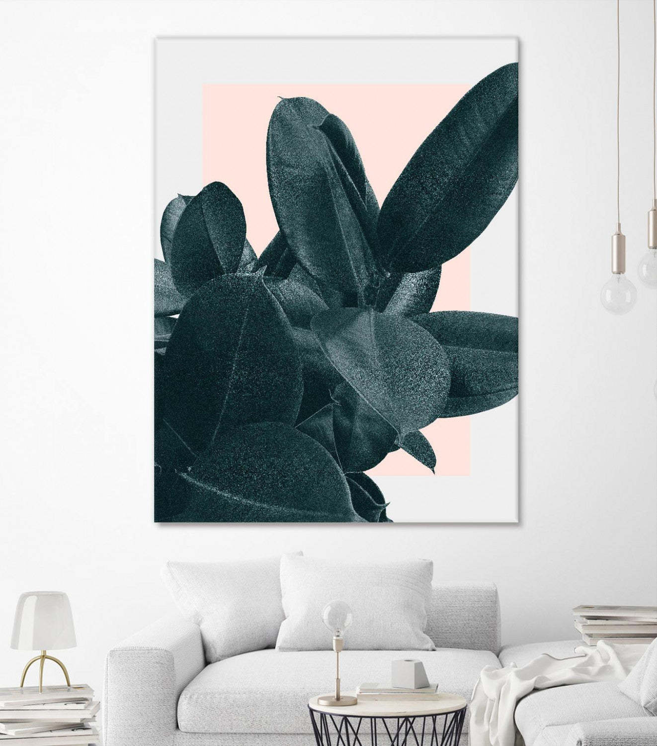 Œuvre d'art murale géante « Tonight » 72 x 54