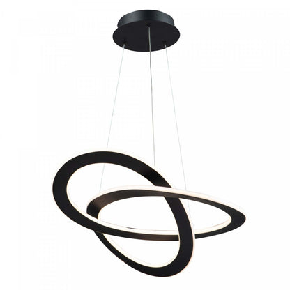 Petit lustre LED Wave 30 W | Petit lustre Wave à DEL de 30 W | D06HR7TE