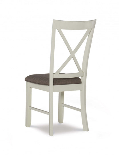 Jane Fabric Taupe Dining Chair - Ensemble de 2|Chaise de salle à manger Jane en tissu taupe - ensemble de 2