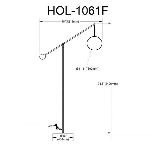Dainolite Holly 1 Light Floor Lamp 106 H Aged Brass Opal White Glass|Lampe à pied Holly de Dainolite de 106 po de hauteur en verre blanc opale, avec fini laiton vieilli et 1 ampoule