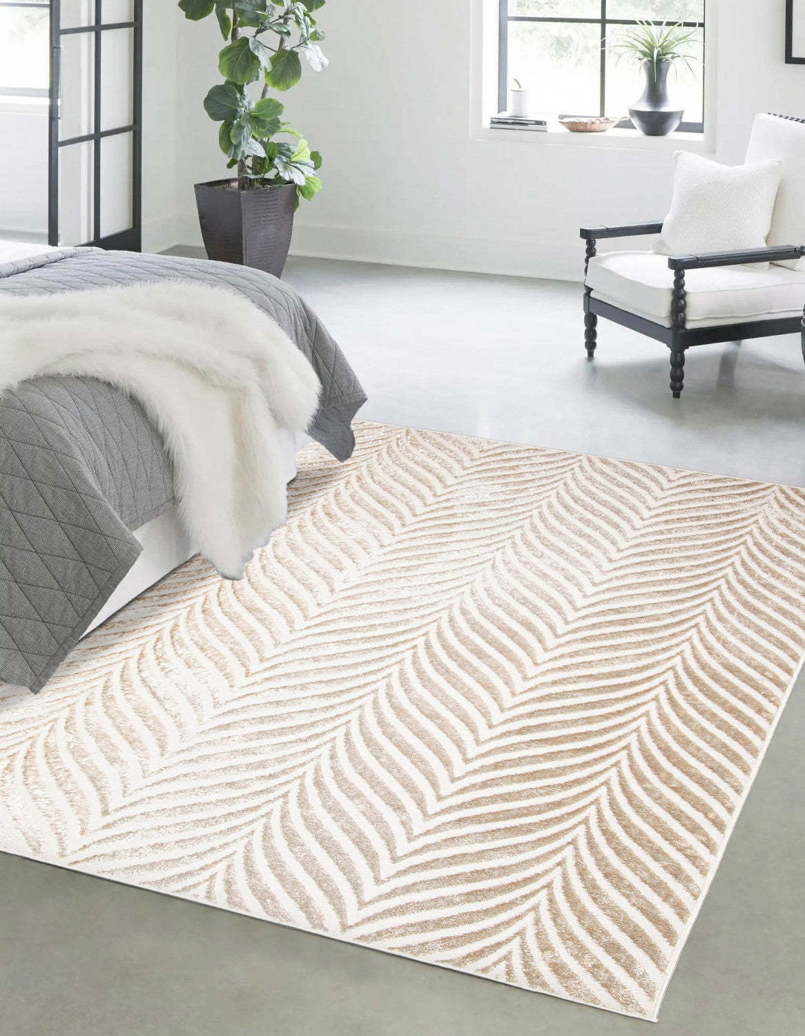 Tapis Roman Ivoire - 5'0 x 8'0|Tapis Roman Ivoire - 5 pi 0 po x 8 pi 0 po