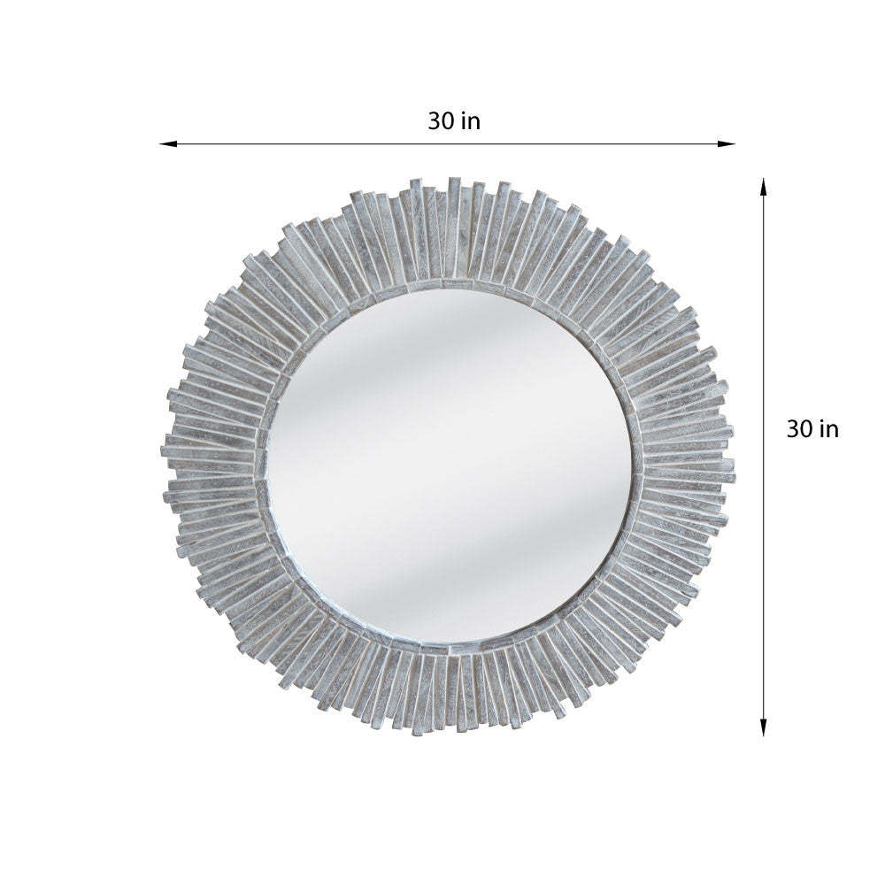 Miroir Pineville Grey 30|Miroir Pineville de 30 po gris
