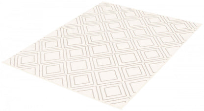 August Geod White-Grey 7'10 x 10'2 Area Rug|Carpette August blanc géodegris 7 pi 10 po x 10 pi 2 po|D86F7VBB