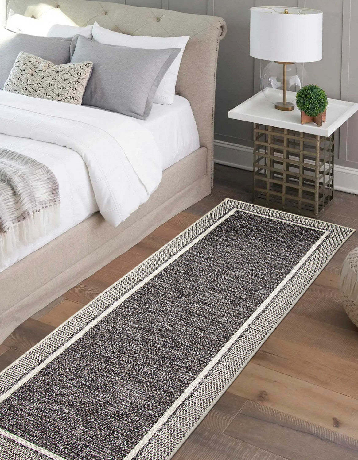 Tapis Brooks Charcoal - 81 x 250 cm | Tapis Brooks anthracite - 81 x 250 cm